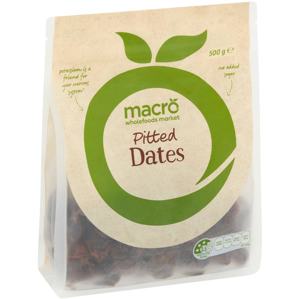 Macro Pitted Dates Dates