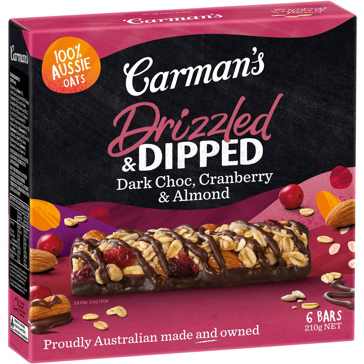 dark chocolate and cranberry muesli
