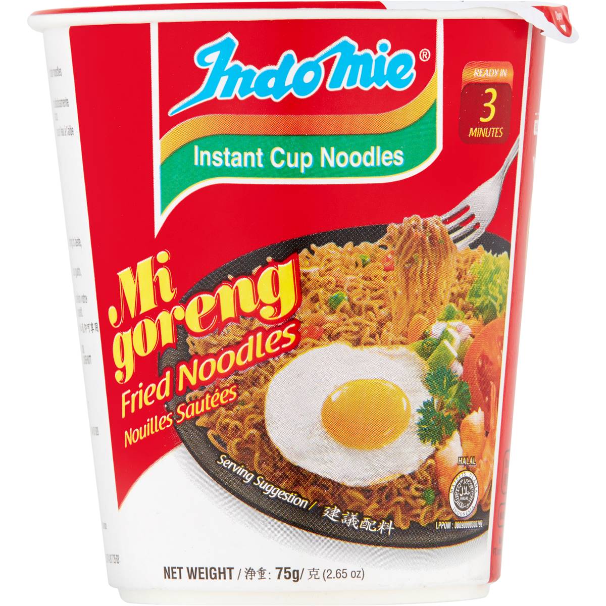 Calories in Indomie Hot & Spicy Noodle Cup calcount