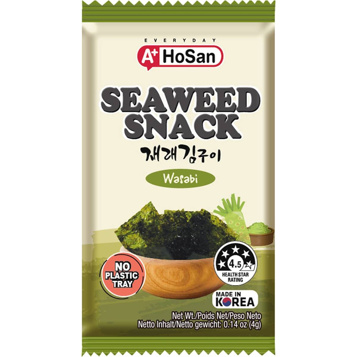 A+ + Seaweed Snack Wasabi