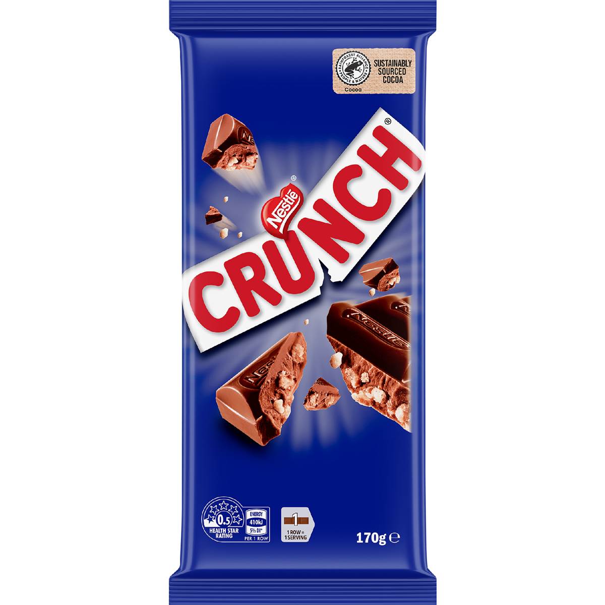 Crunch Milk Chocolate Block 170g