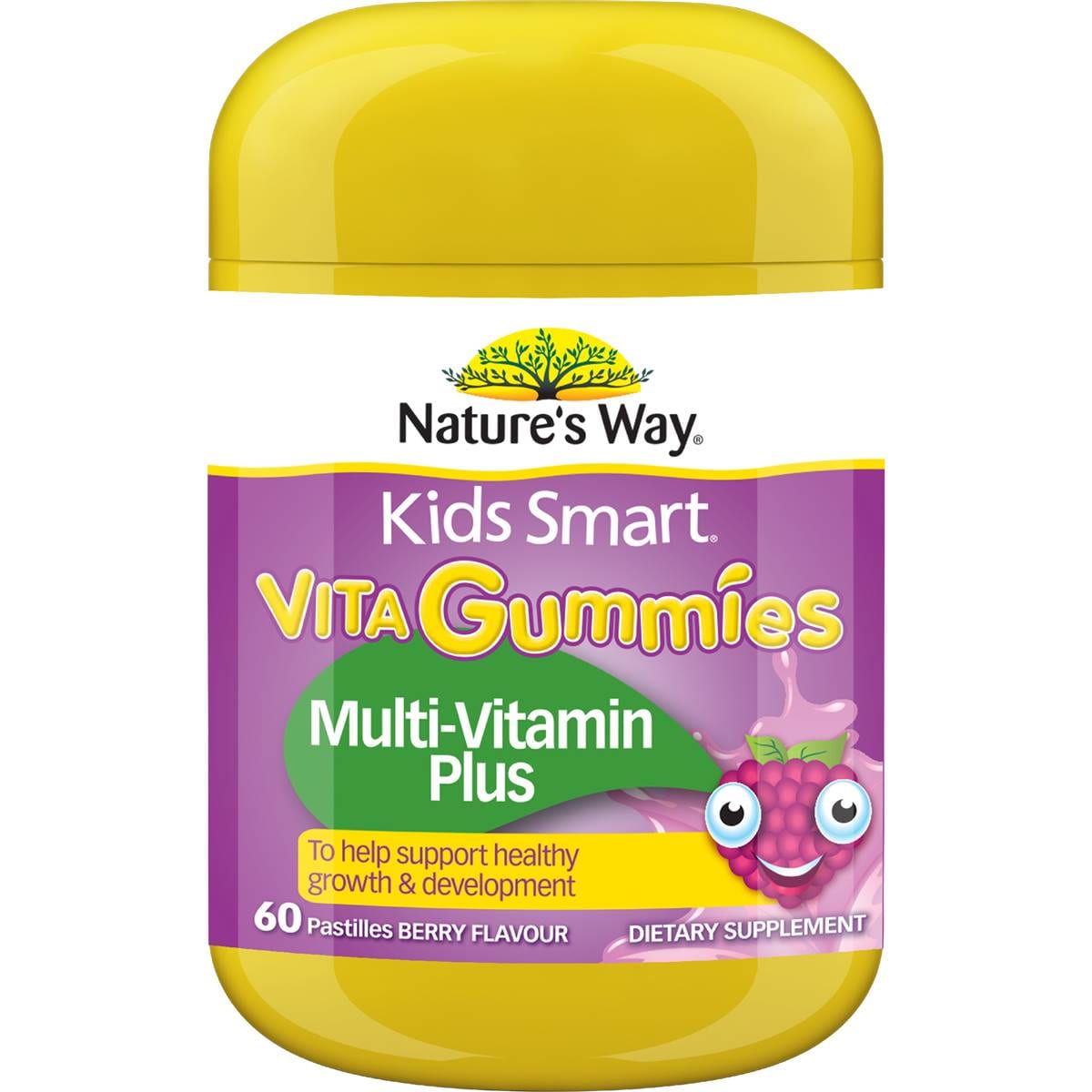 Nature's Way Kids Smart Vita Gummies Multi-Vitamin Plus 60 pack