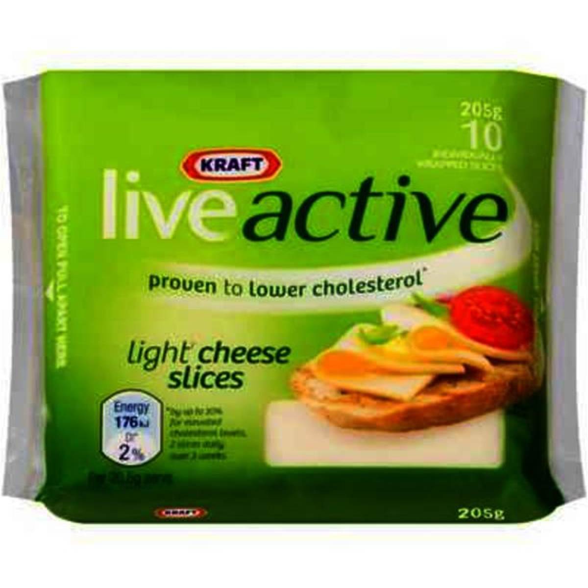 Kraft Cheese Slices Live Active 205g Woolworths