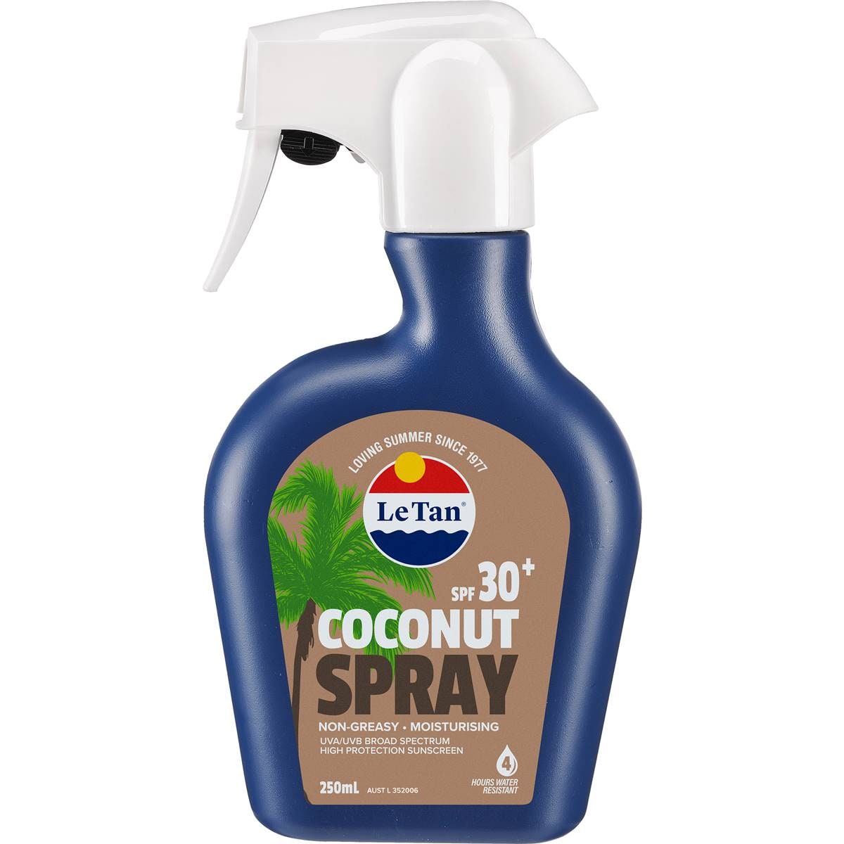 Le Tan SPF30+ Coconut Sunscreen Spray 250mL