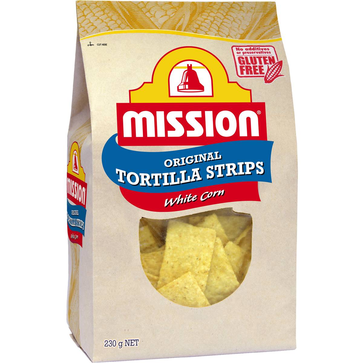 Calories in Mission White Corn Tortilla Strips Calorie Counter Australia