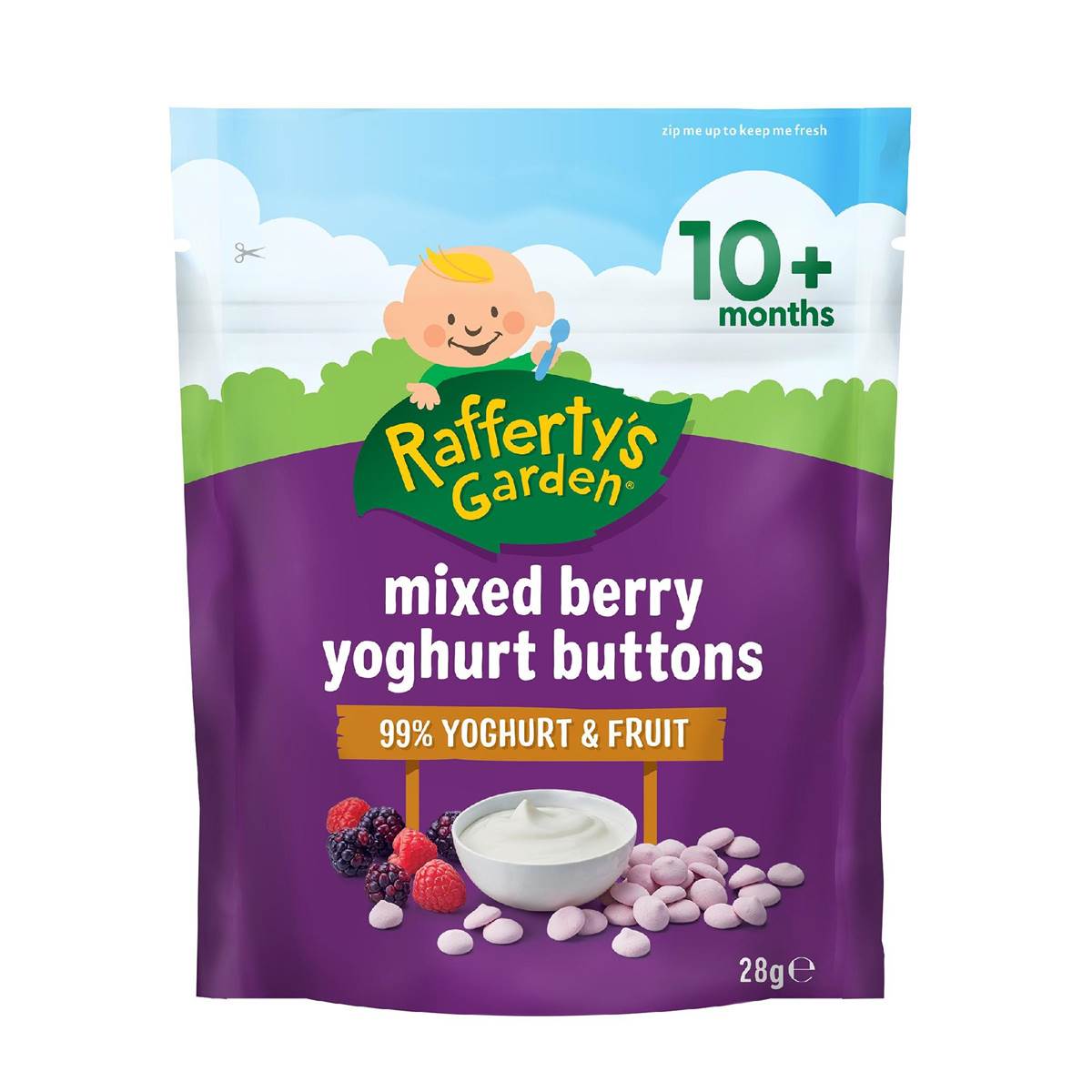 Rafferty's Garden Yoghurt Buttons Mixed Berry 10+ Months