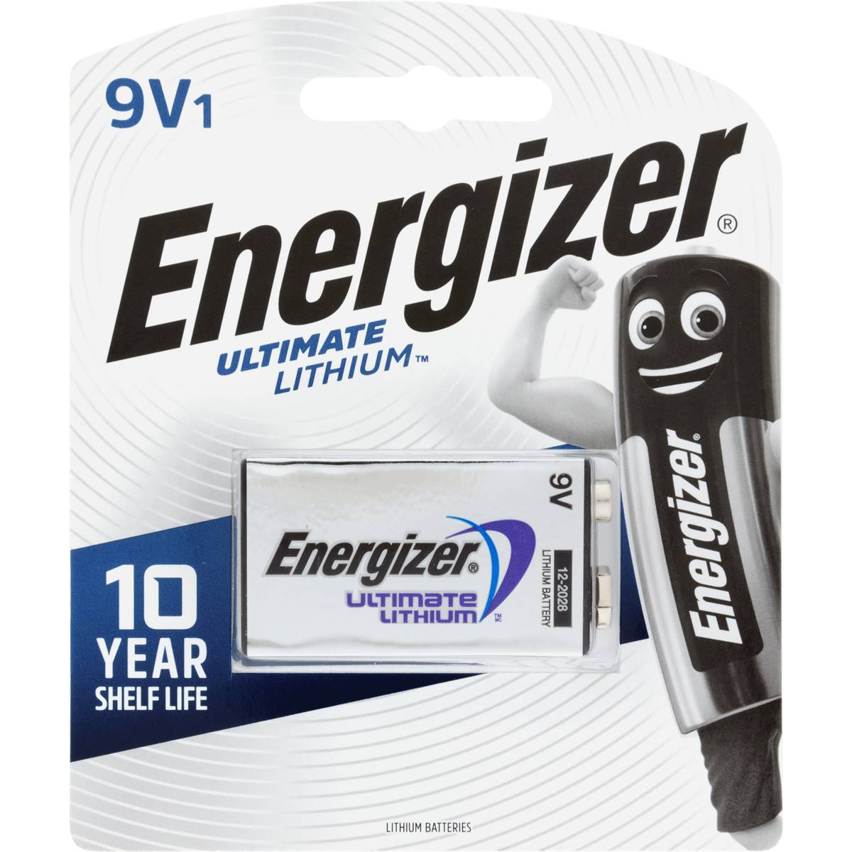 Energizer Ultimate Lithium High Performance Battery 9V