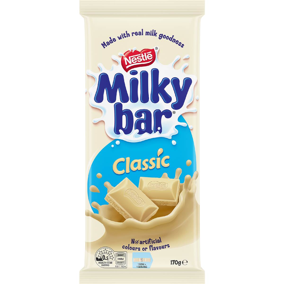 Milkybar White Choc Block 170g
