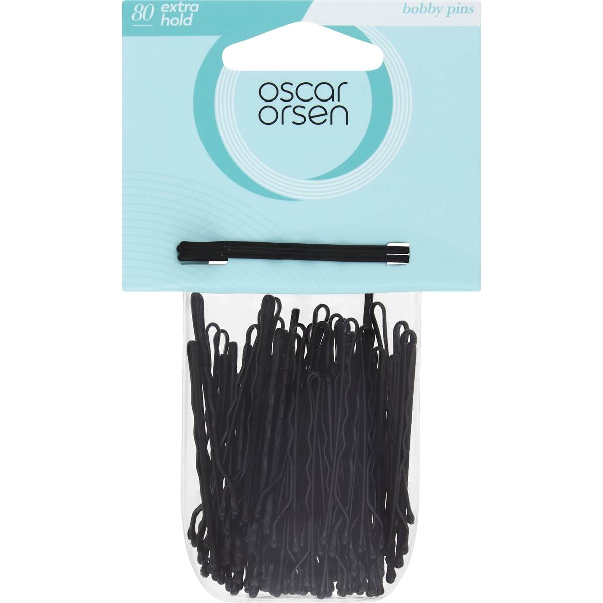 Oscar Orsen Extra Hold Bobby Pins Black