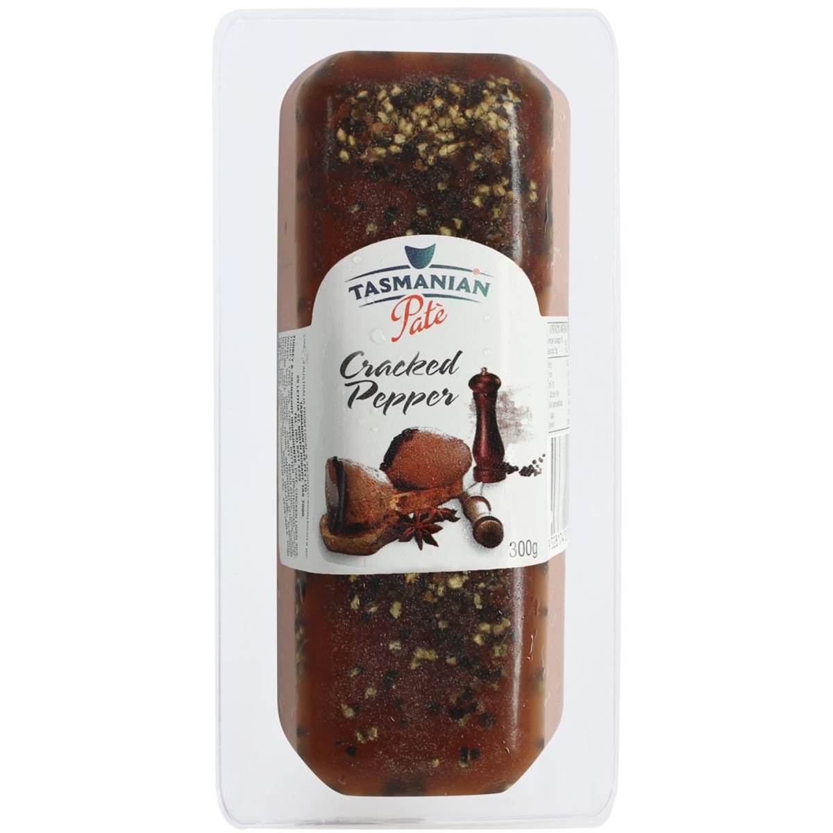 Calories in Tasmanian Pate Cracked Pepper Pate calcount