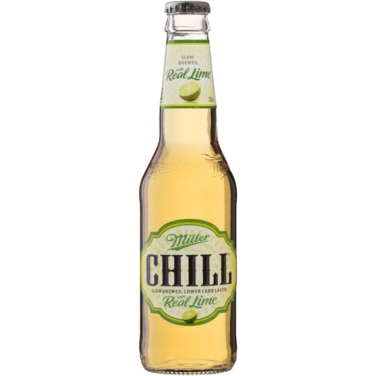 Calories in Miller Chill Lager Bottle