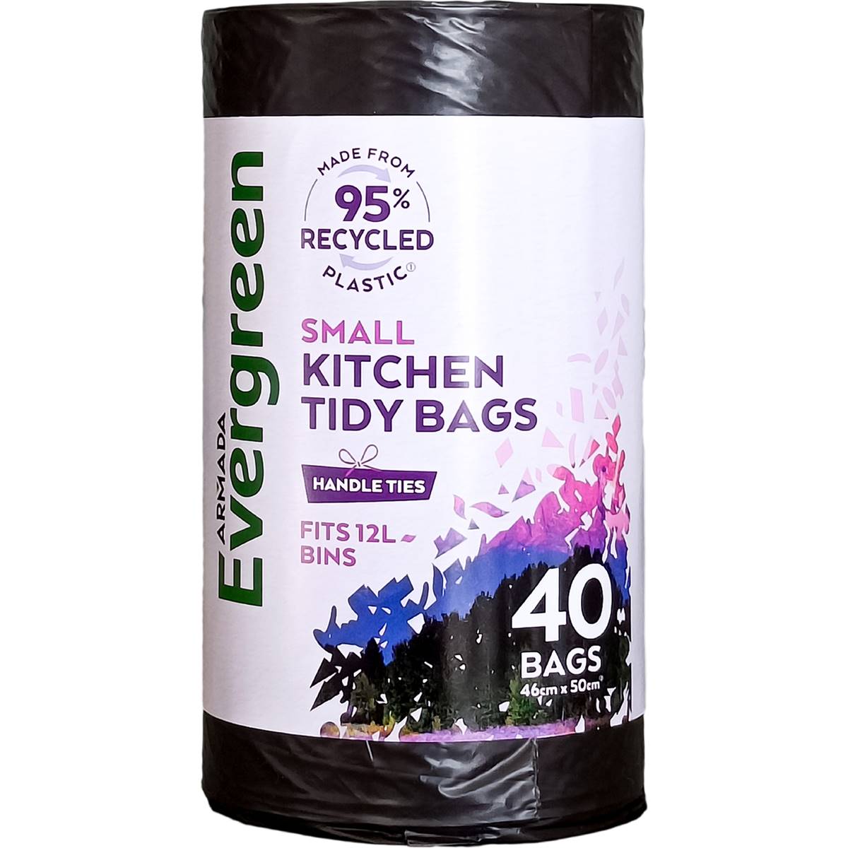 Armada Evergreen Kitchen Tidy Garbage Bags Small