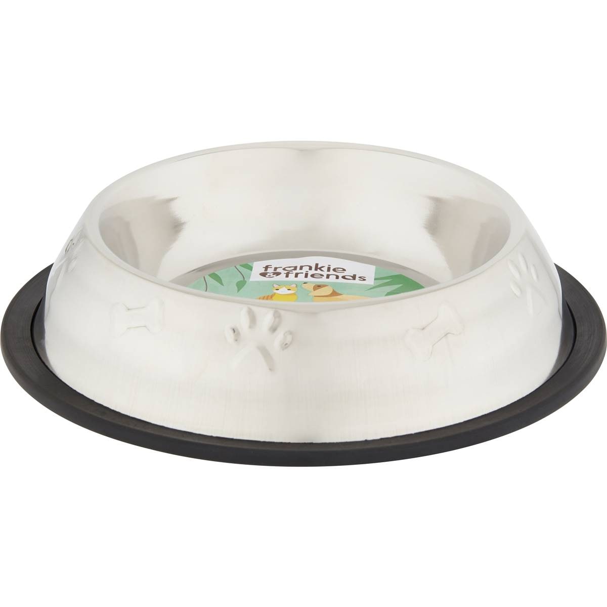 Frankie & Friends Non Skid Small Embossed Dog Bowl