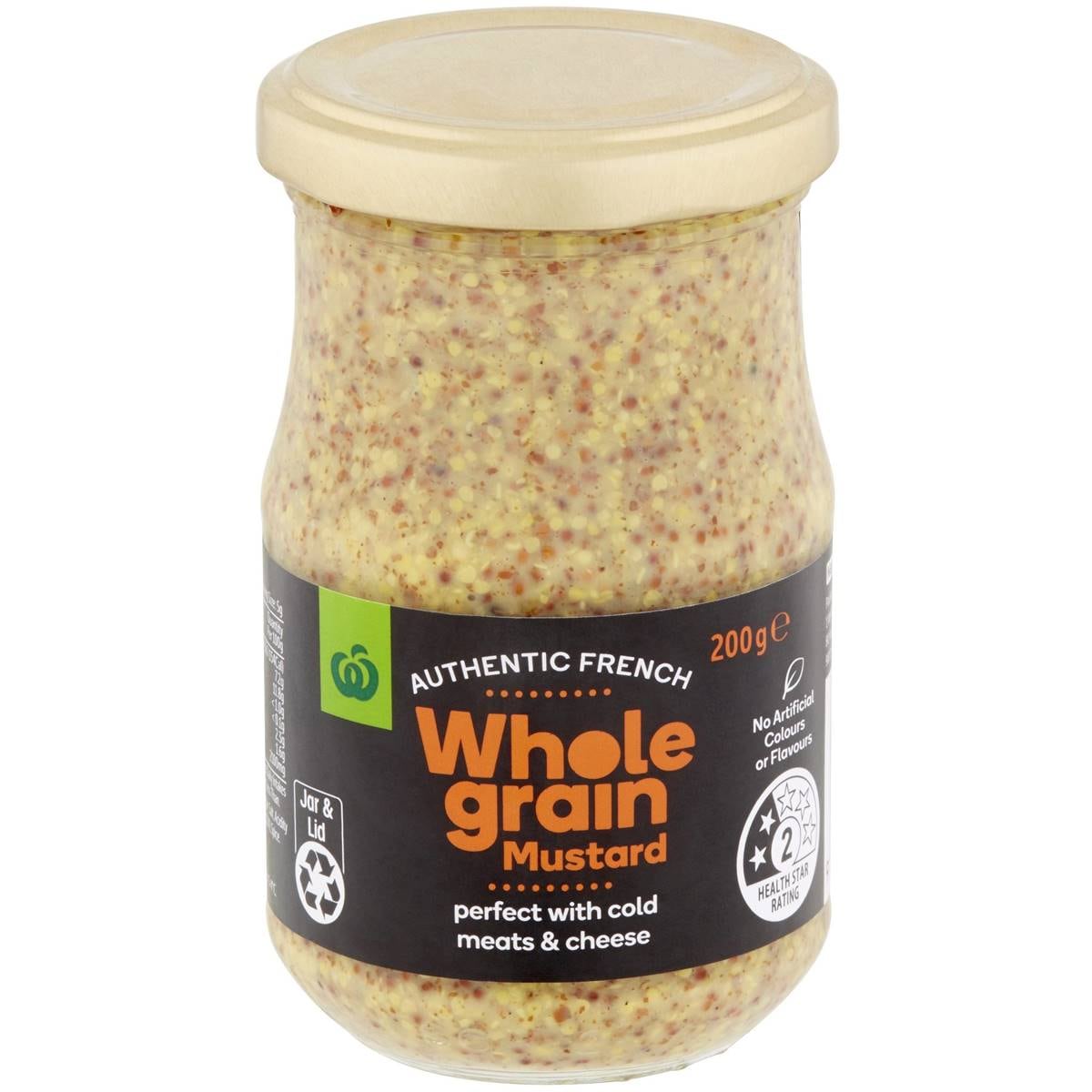 Calories in Woolworths Wholegrain Mustard calcount