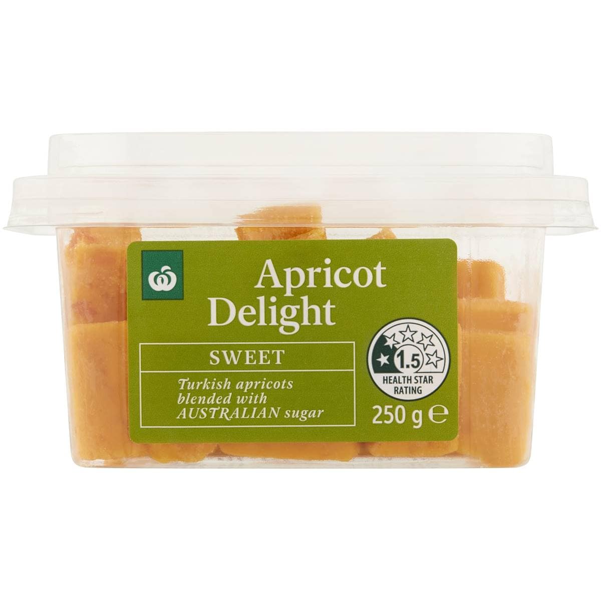 Calories in Woolworths Apricot Delight calcount