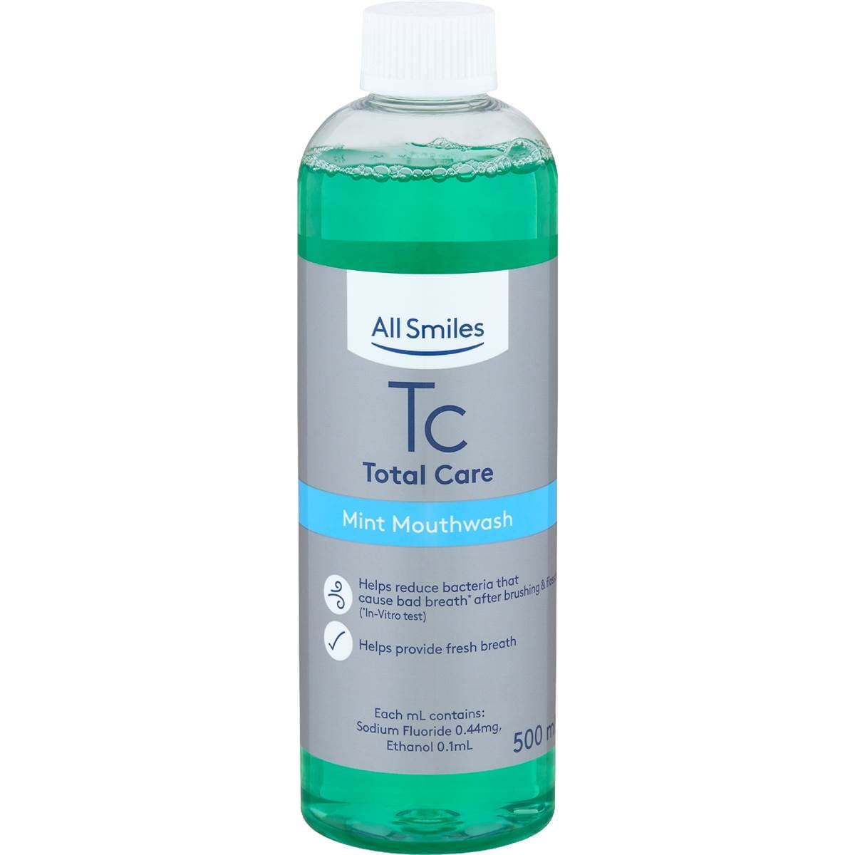 All Smiles Total Care Mint Mouthwash