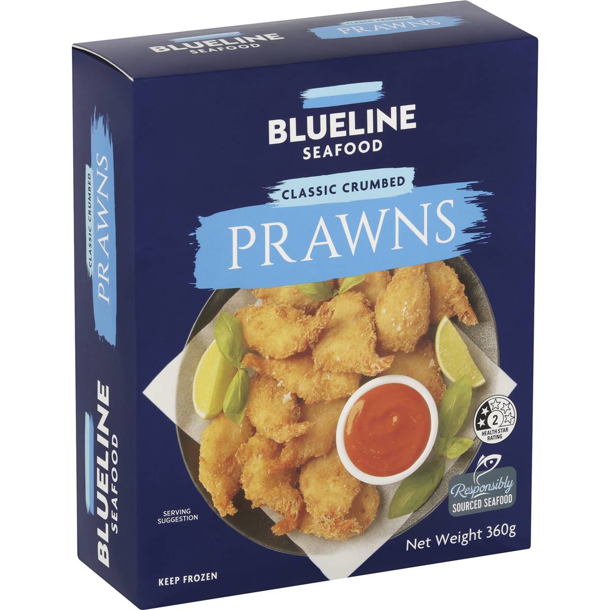 Blueline Seafood Classic Crumbed Prawns