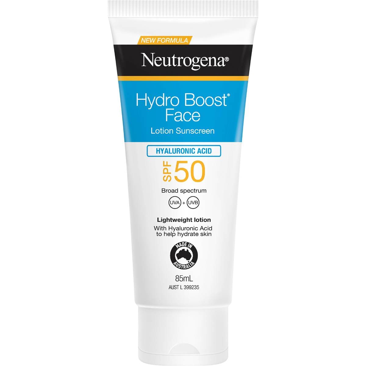 Neutrogena SPF 50 Hydro Boost Face Sunscreen Lotion 85mL