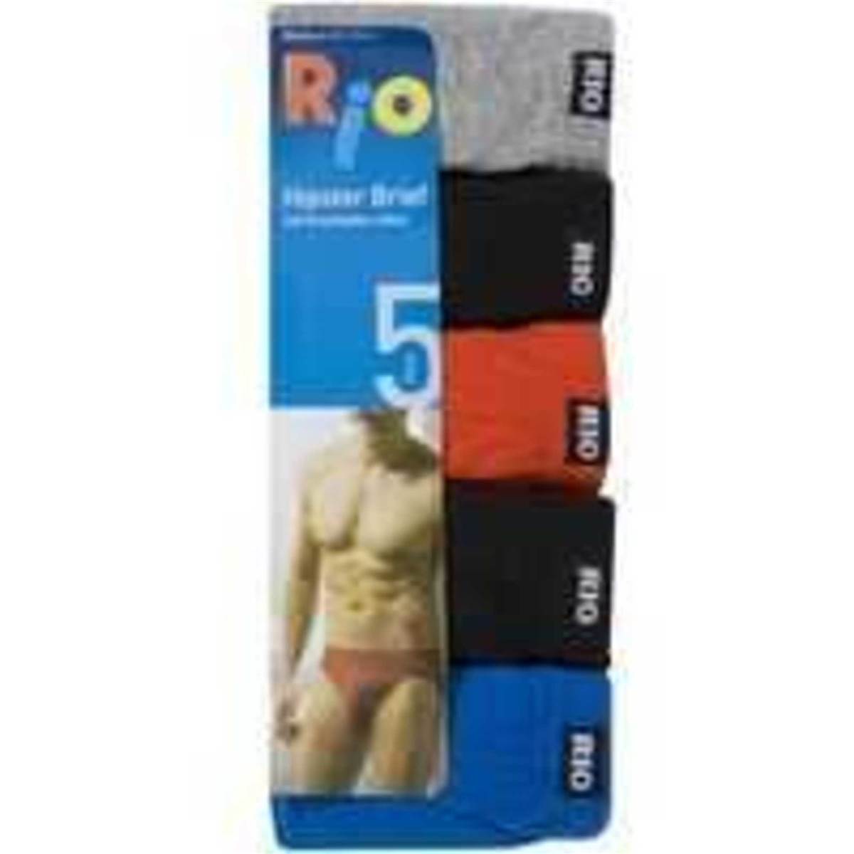 Holeproof Rio Men's Underwear Hipster Brief Size 85+ 5pk Woolworths