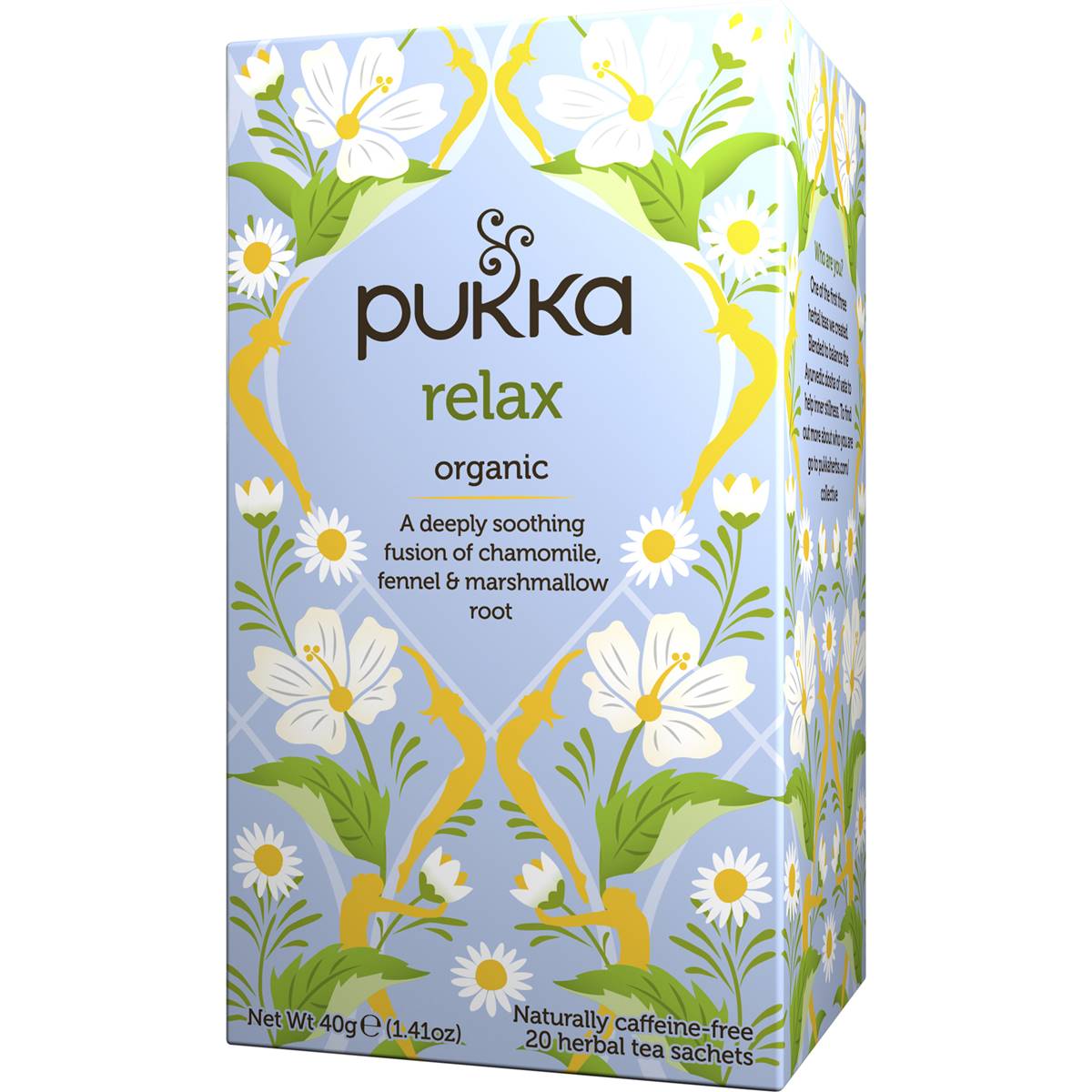 Calories in Pukka Tea Bags Relax