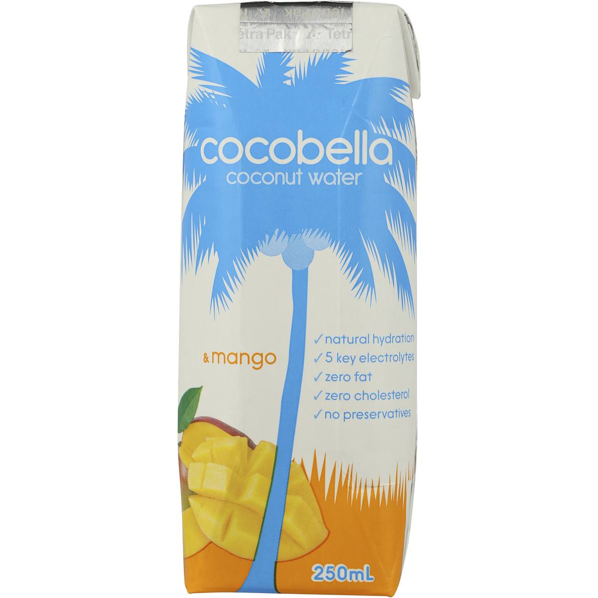 Calories in Cocobella Cocobella Coconut Water & Mango
