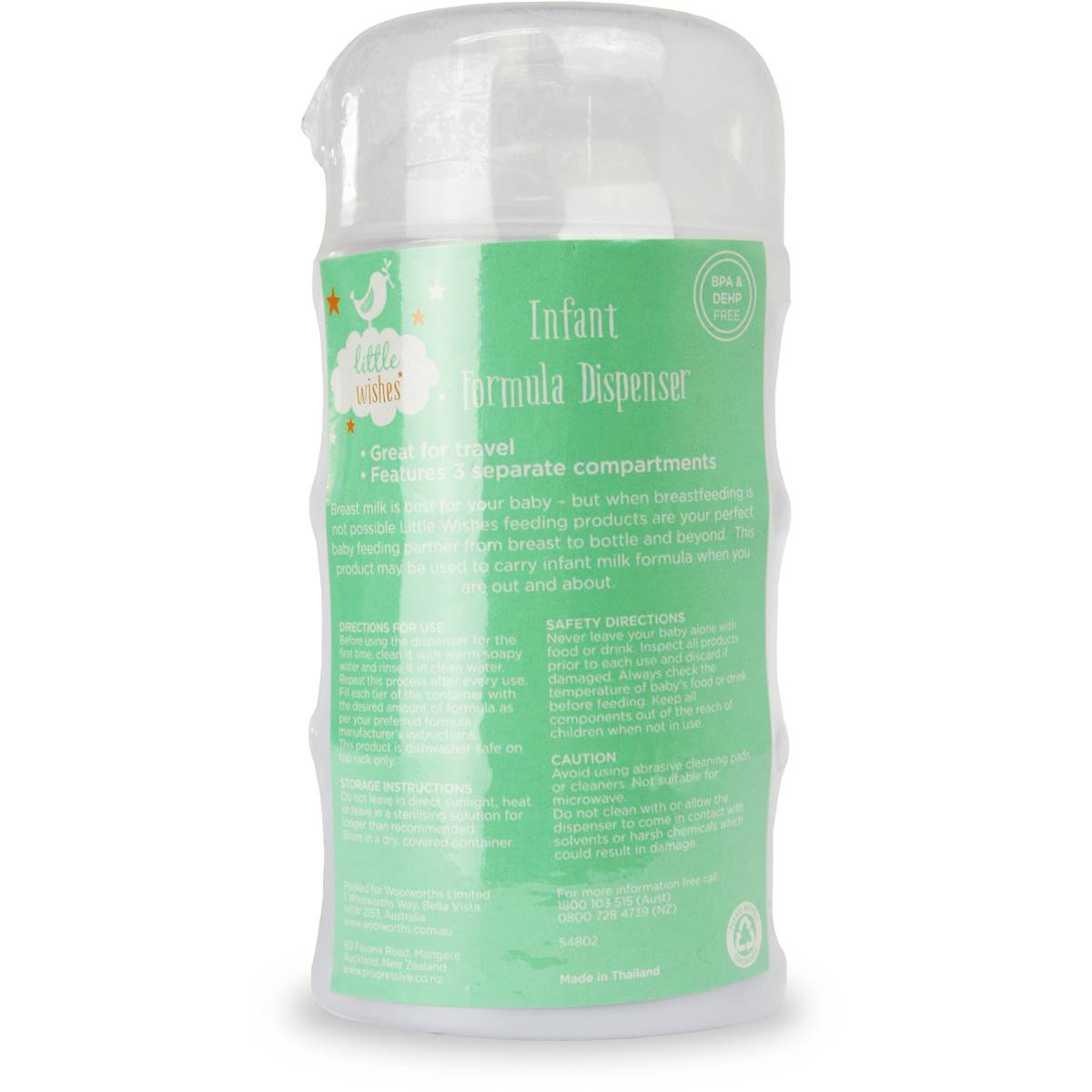 Woolworths Select Feeding Dispenser Milk Powder each Woolworths