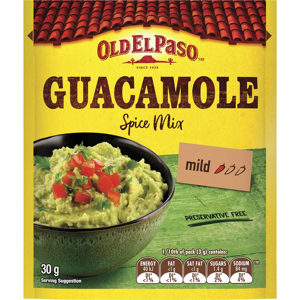 Old El Paso Mexican Guacamole Spice Mix