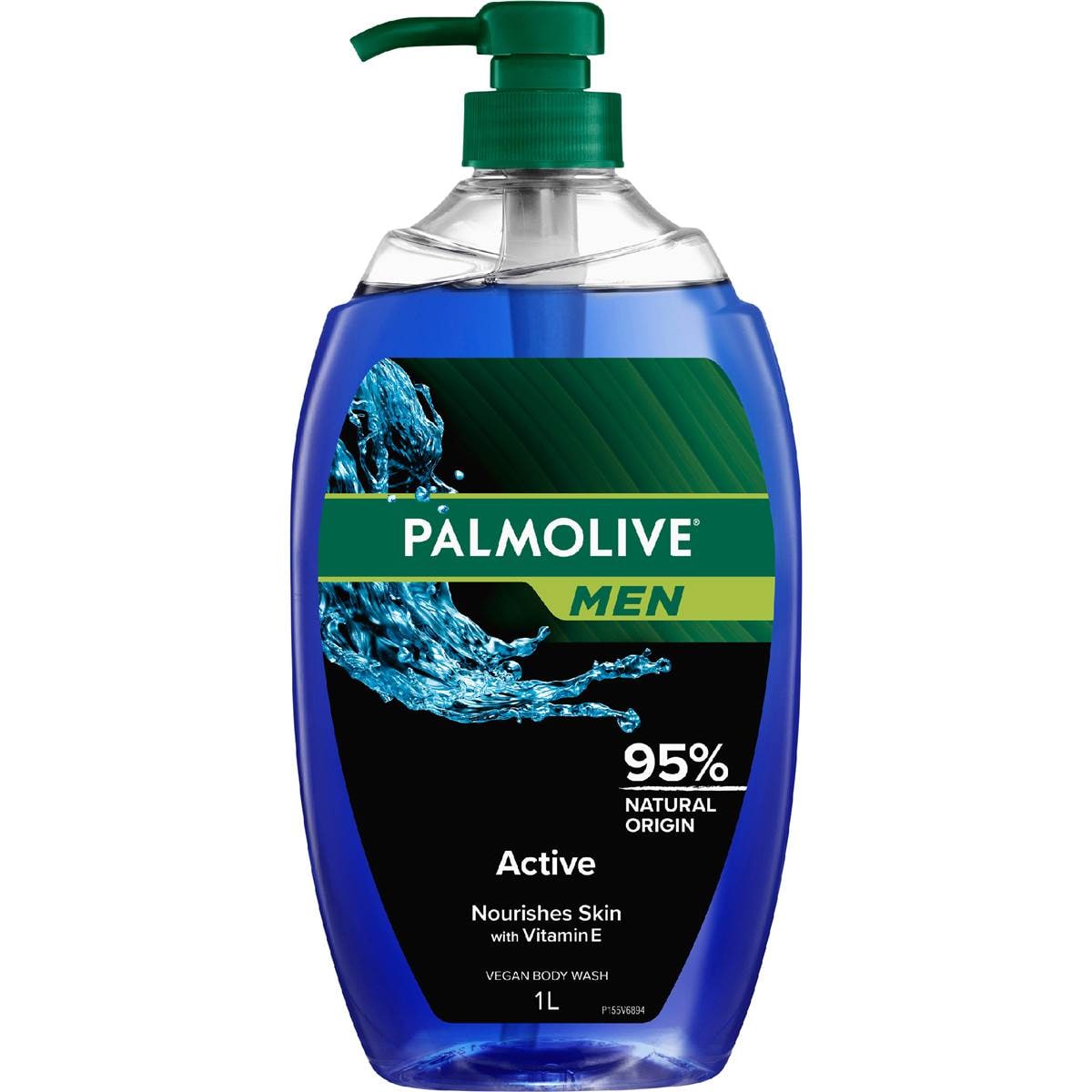 Palmolive Men's Body Wash Shower Gel Active 1L