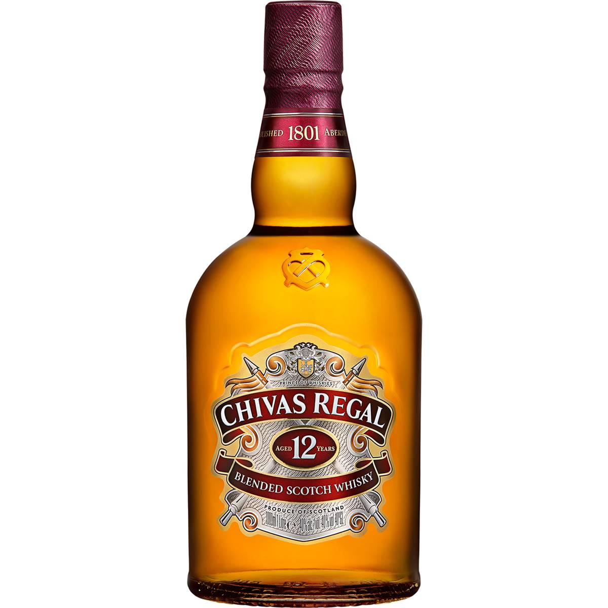 Calories in Chivas Regal Scotch Whisky 12 Years Old