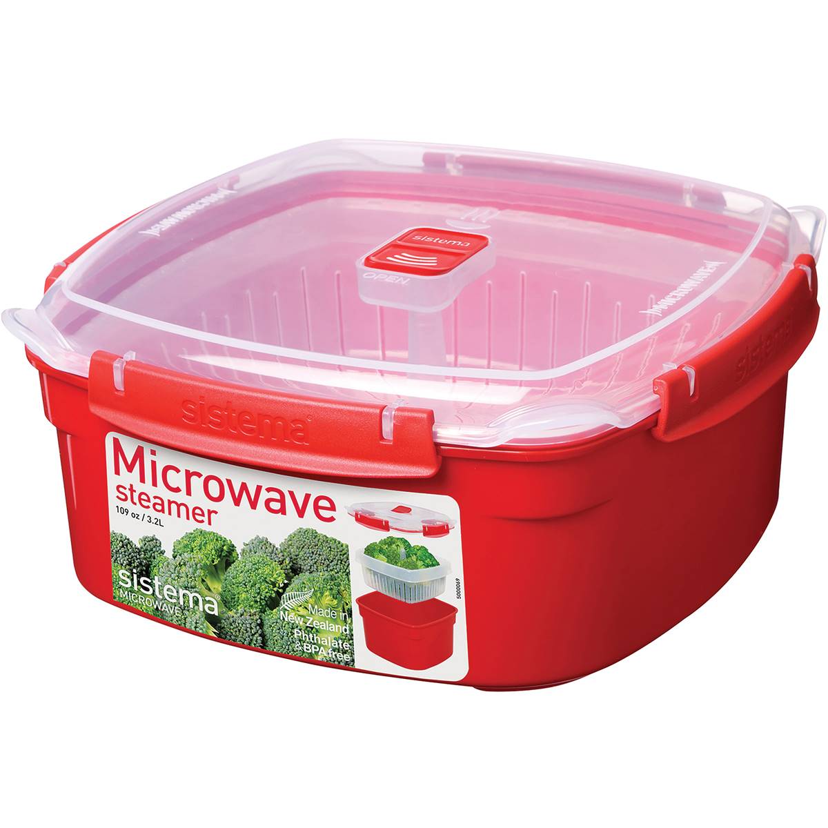 Sistema Large Microwave Steamer each Woolworths