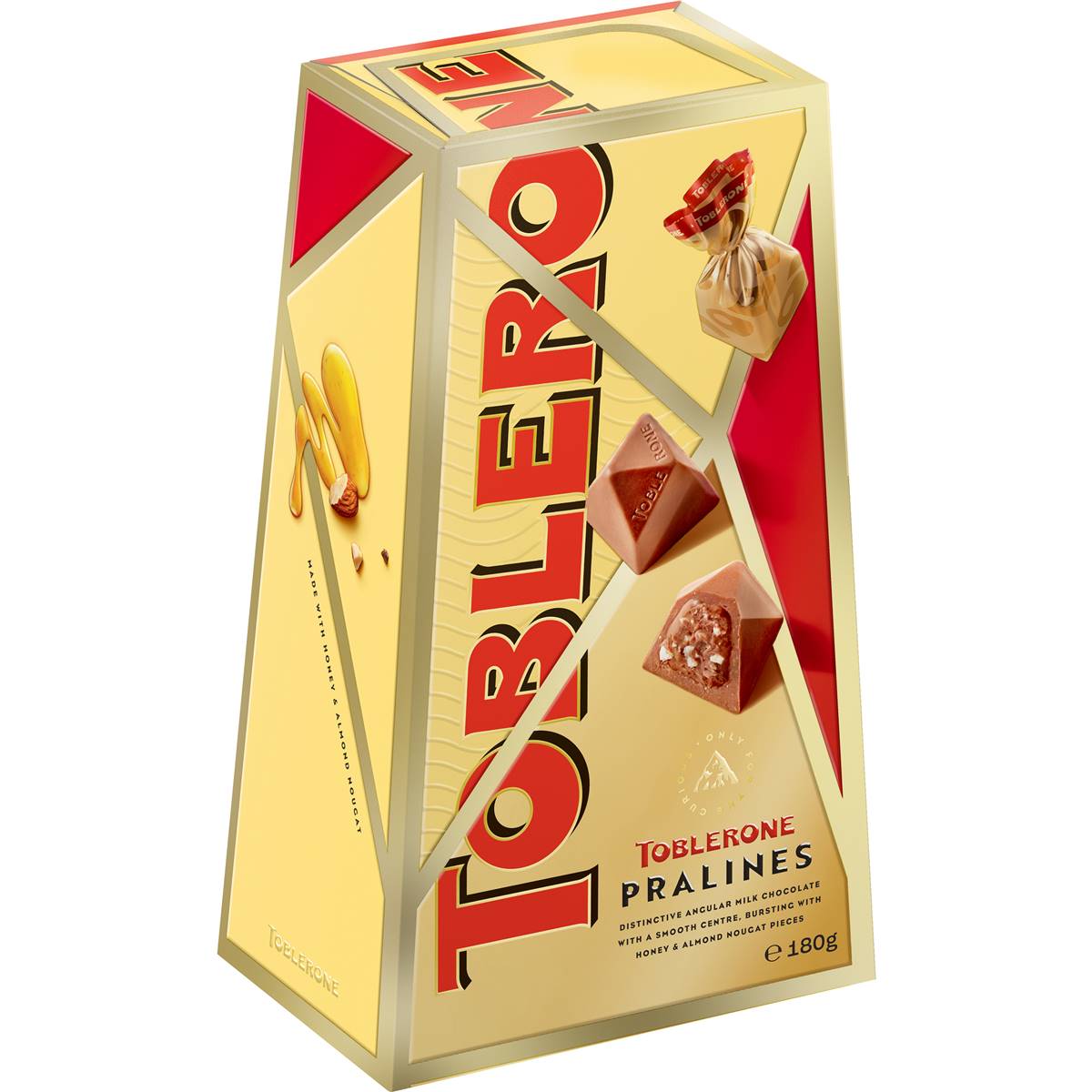 Toblerone Pralines Milk Chocolate Gift Box 180g – Woolworths