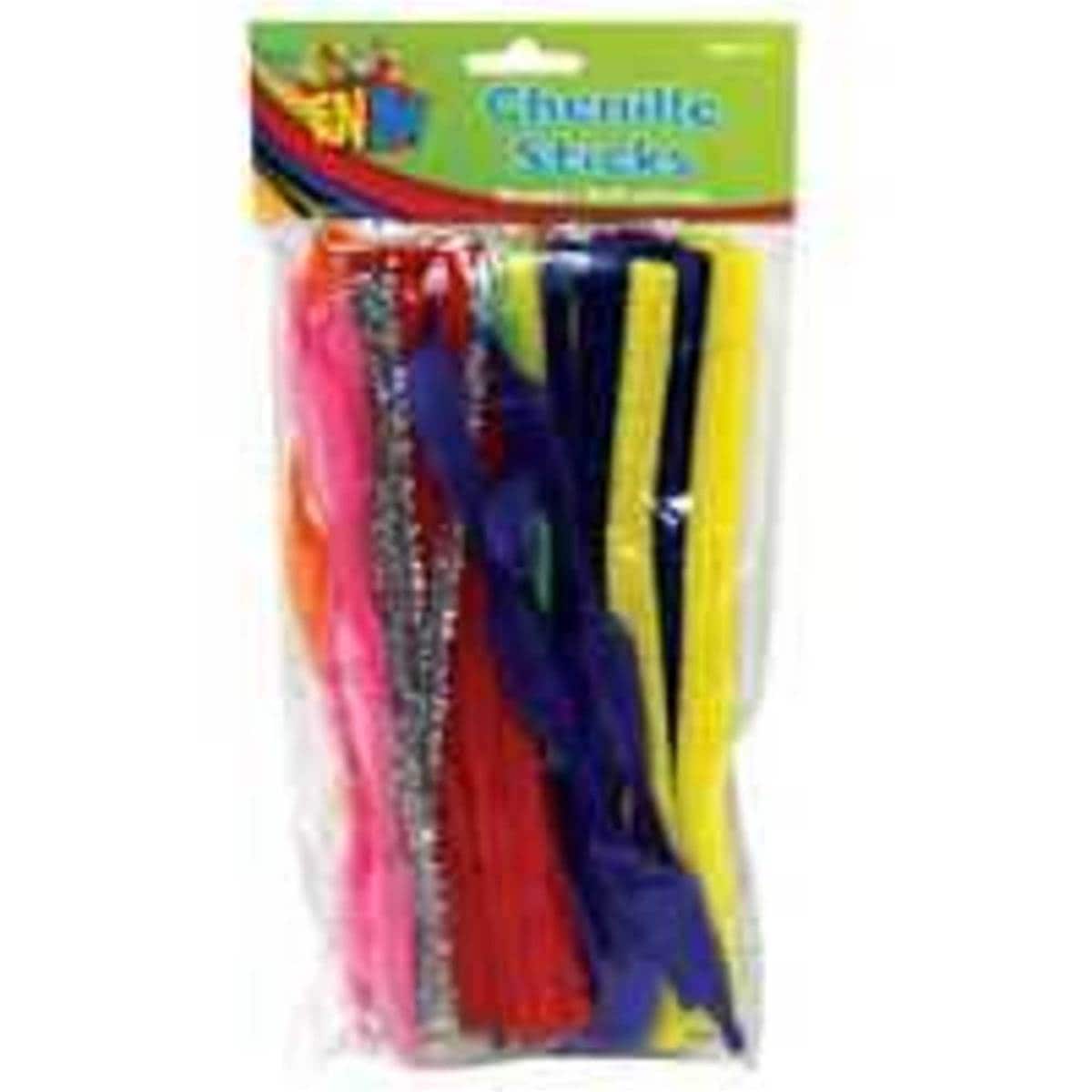 Chenille Craft Sticks 80pk Woolworths