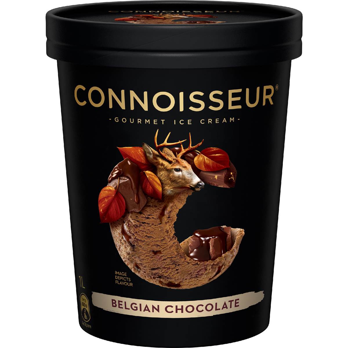 Connoisseur Ice Cream Tub Belgian Chocolate 1L