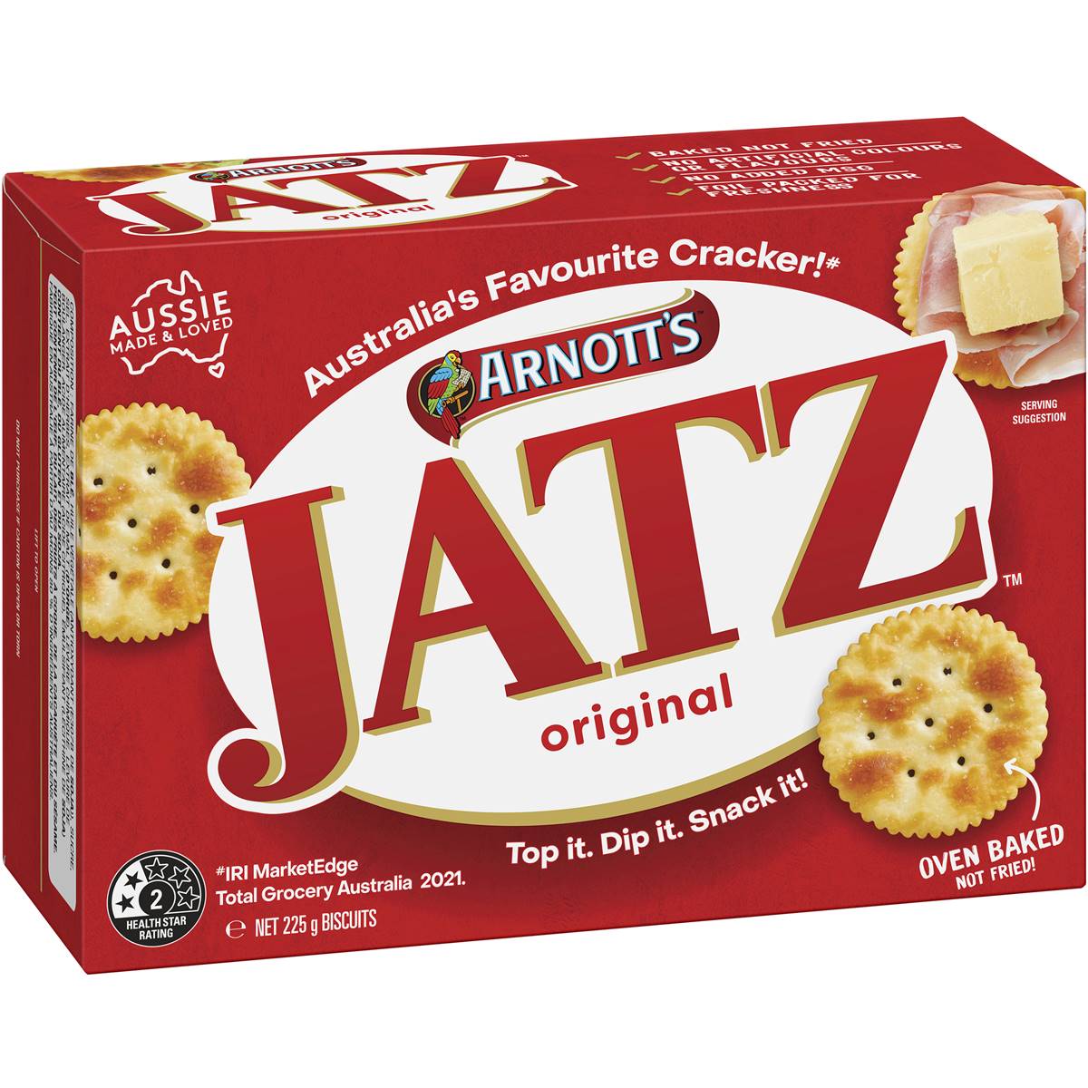 Calories In Arnotts Jatz Original Calcount 4084