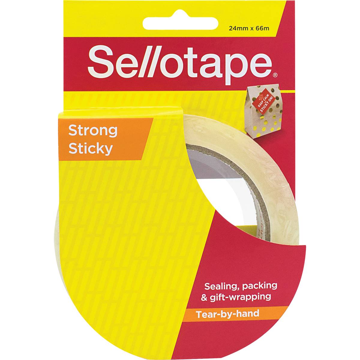 Sellotape Sticky Tape Roll 24Mmx66M