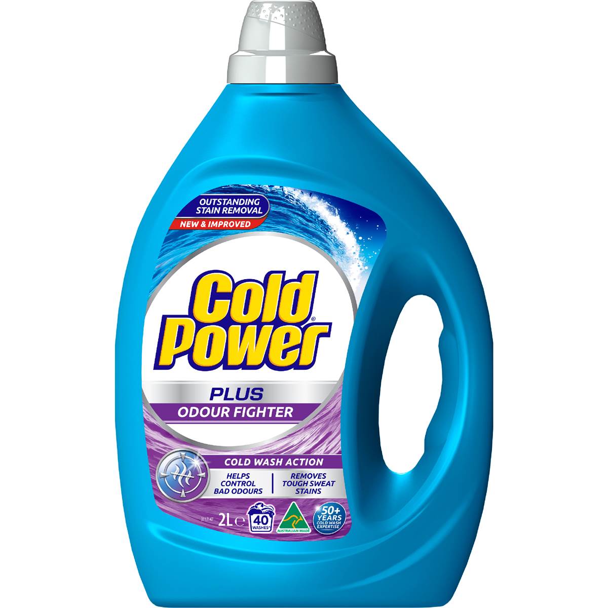 Cold Power Plus Odour Fighter Laundry Liquid 2L