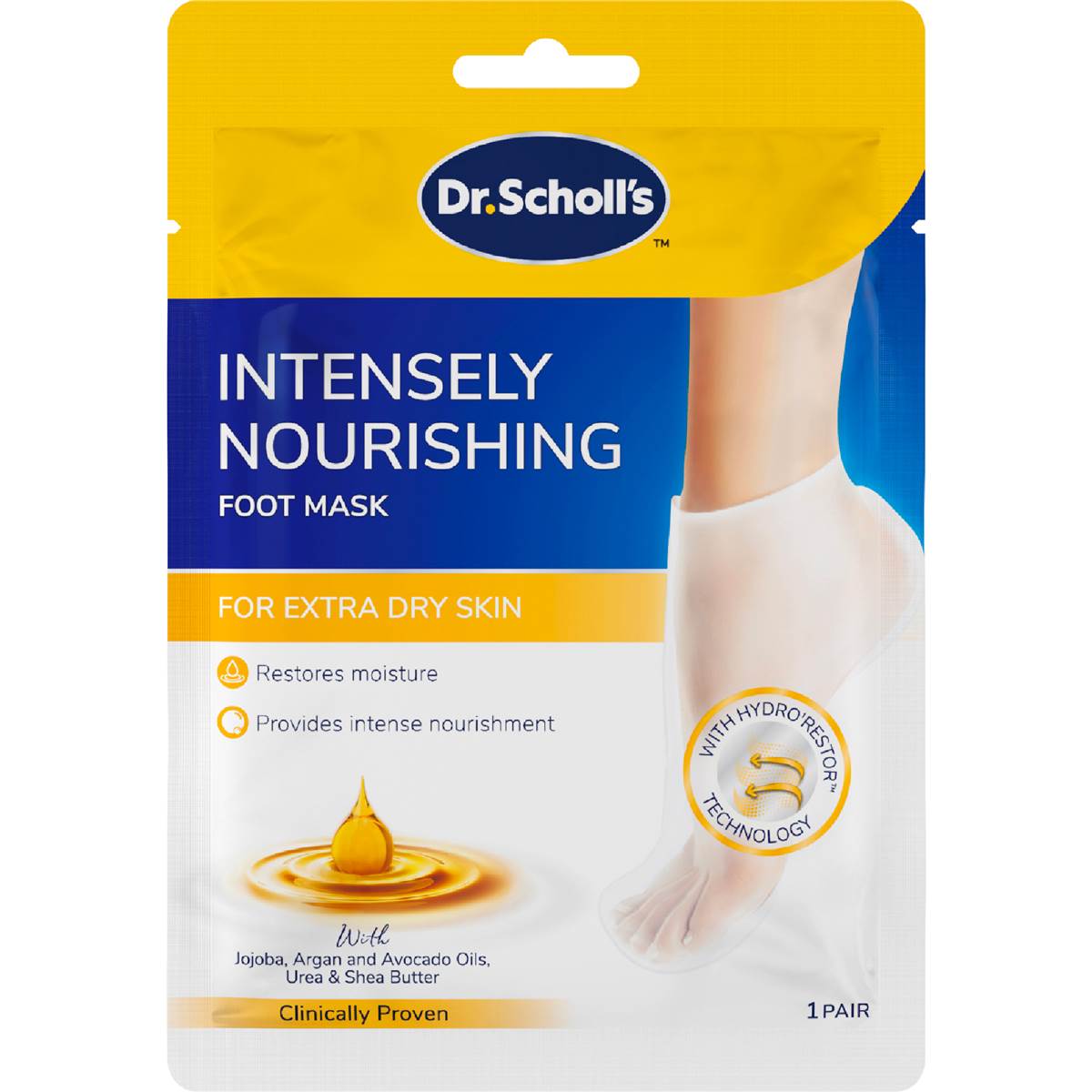 Scholl Expert Care Nourish Triple Oil Pedi Mask each