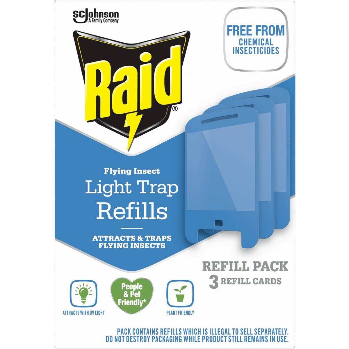 Raid Flying Insect Light Trap Refills