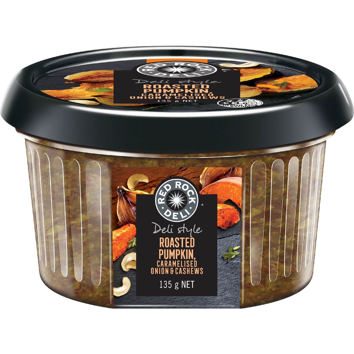 Red Rock Deli Roasted Pumpkin Caramelised Onion & Cashews Dip 135g