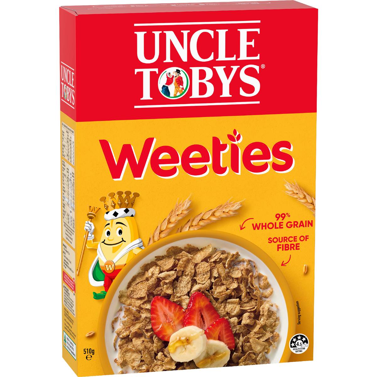 Uncle Tobys Weeties Cereal 510g