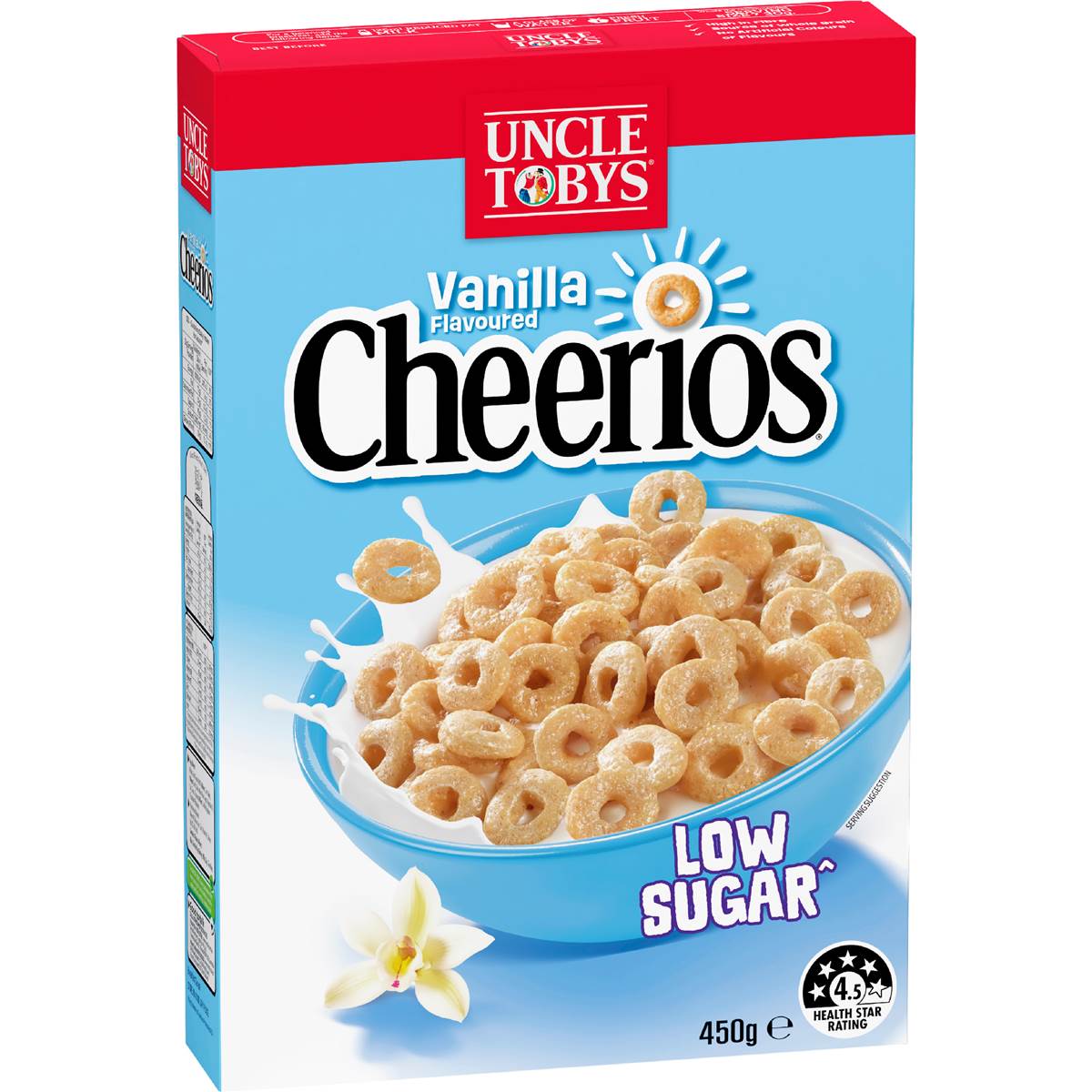 Uncle Tobys Cheerios Low Sugar Vanilla Cereal
