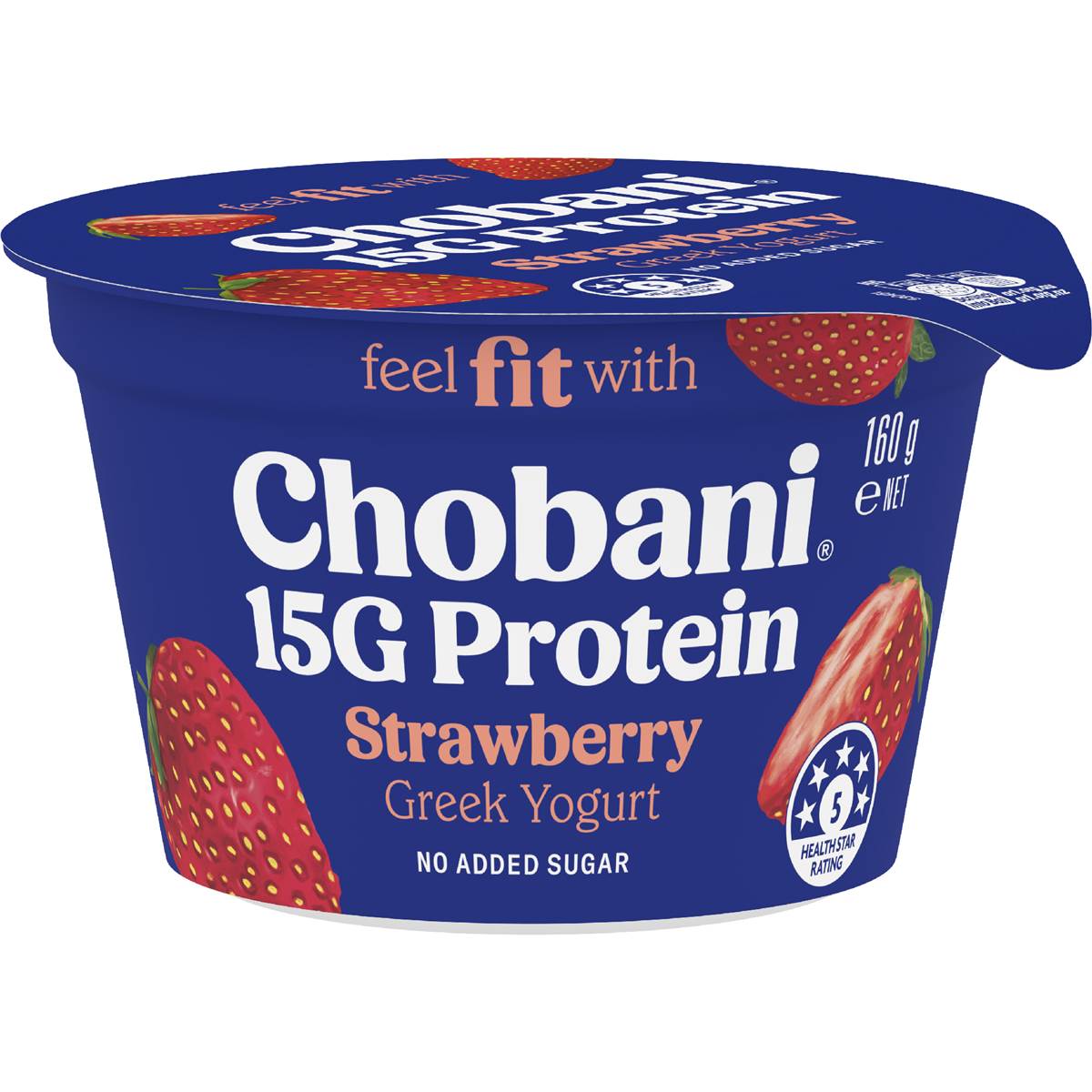 Chobani 15G Protein Greek Yogurt Strawberry 160g