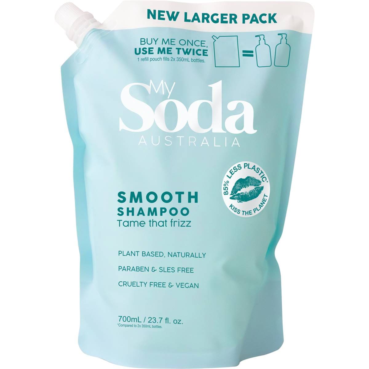 My Soda Smooth & Silky Shampoo Refill For Frizz Prone Hair
