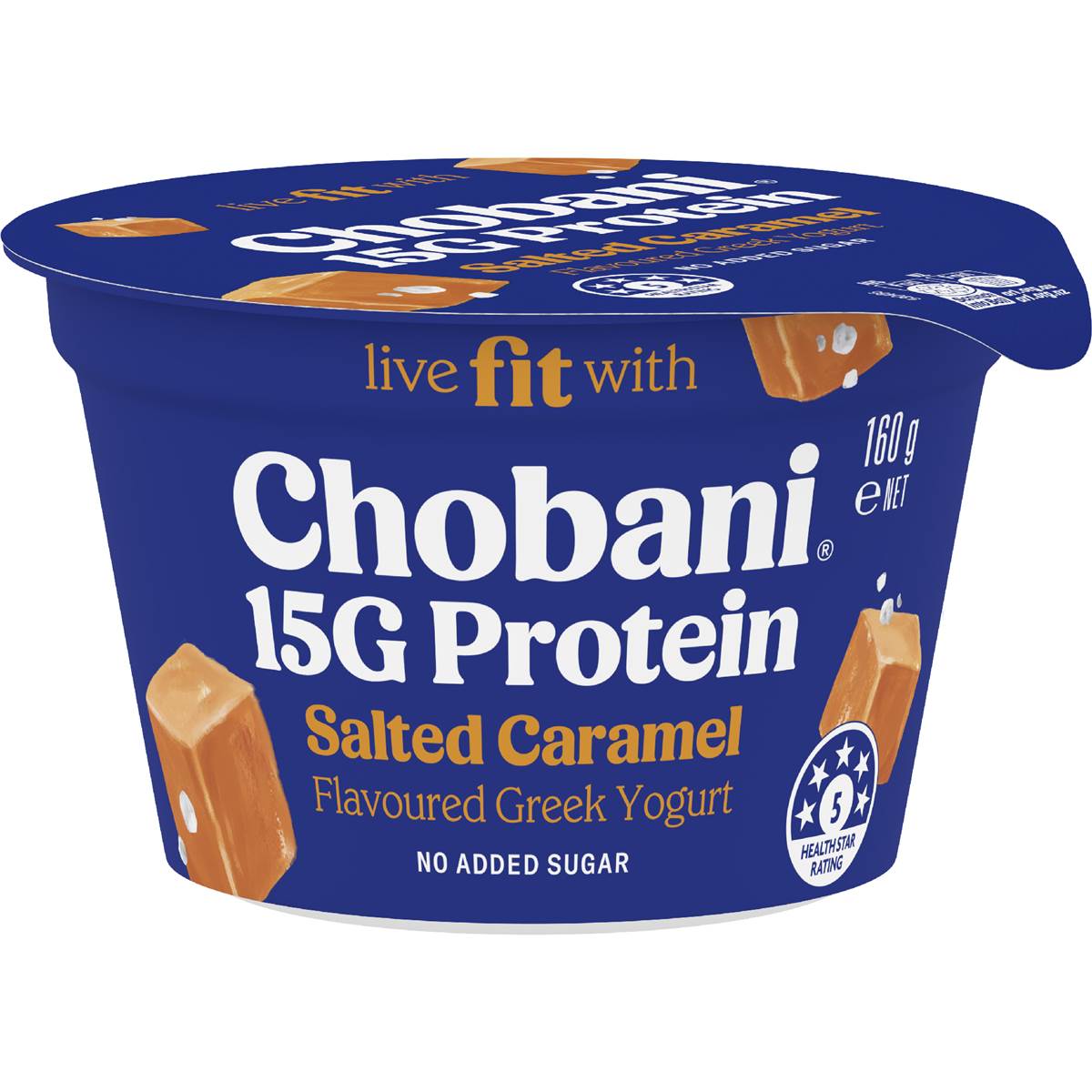 Chobani 15G Protein Greek Yogurt Salted Caramel 160g