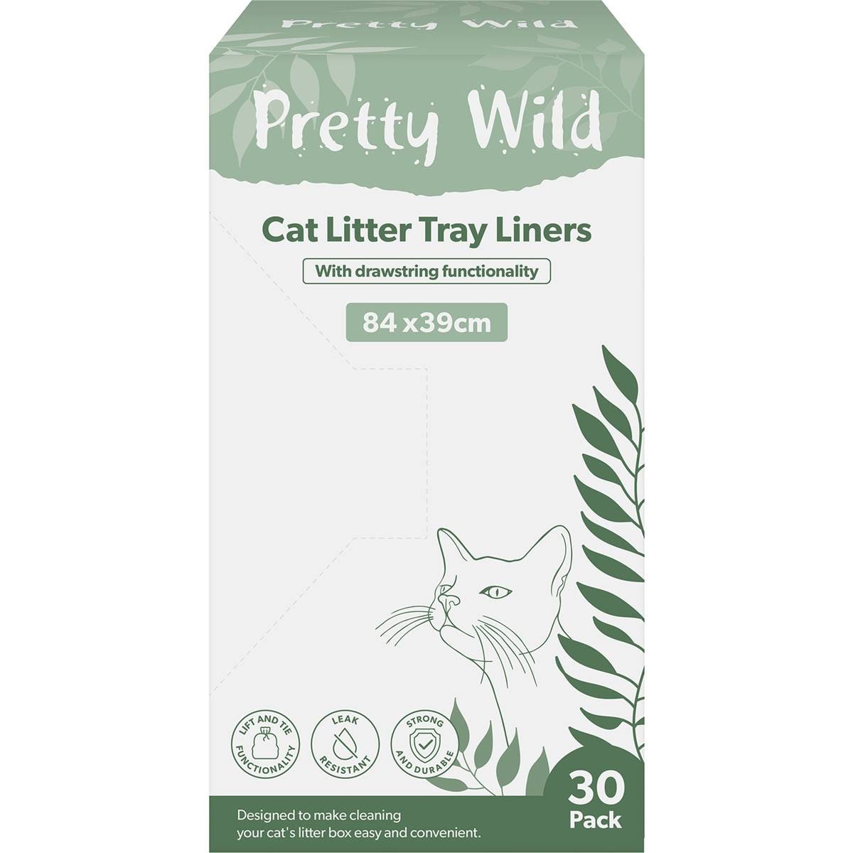 Pretty Wild Cat Litter Tray Liners
