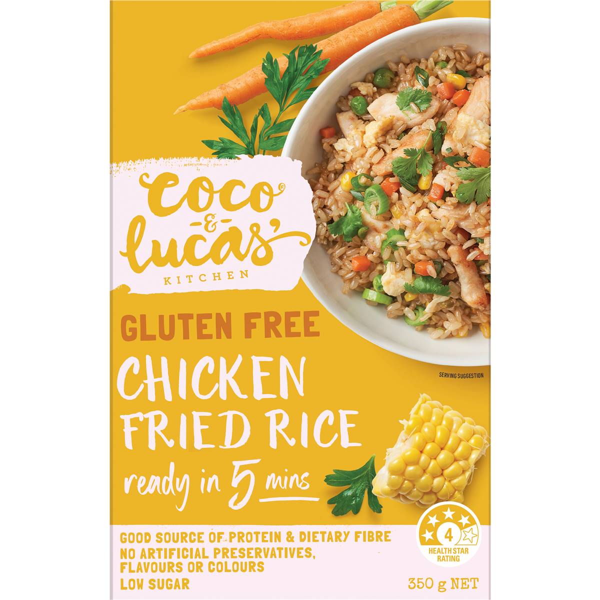 Coco & Lucas' Gluten Free Chicken Fried Rice 350g