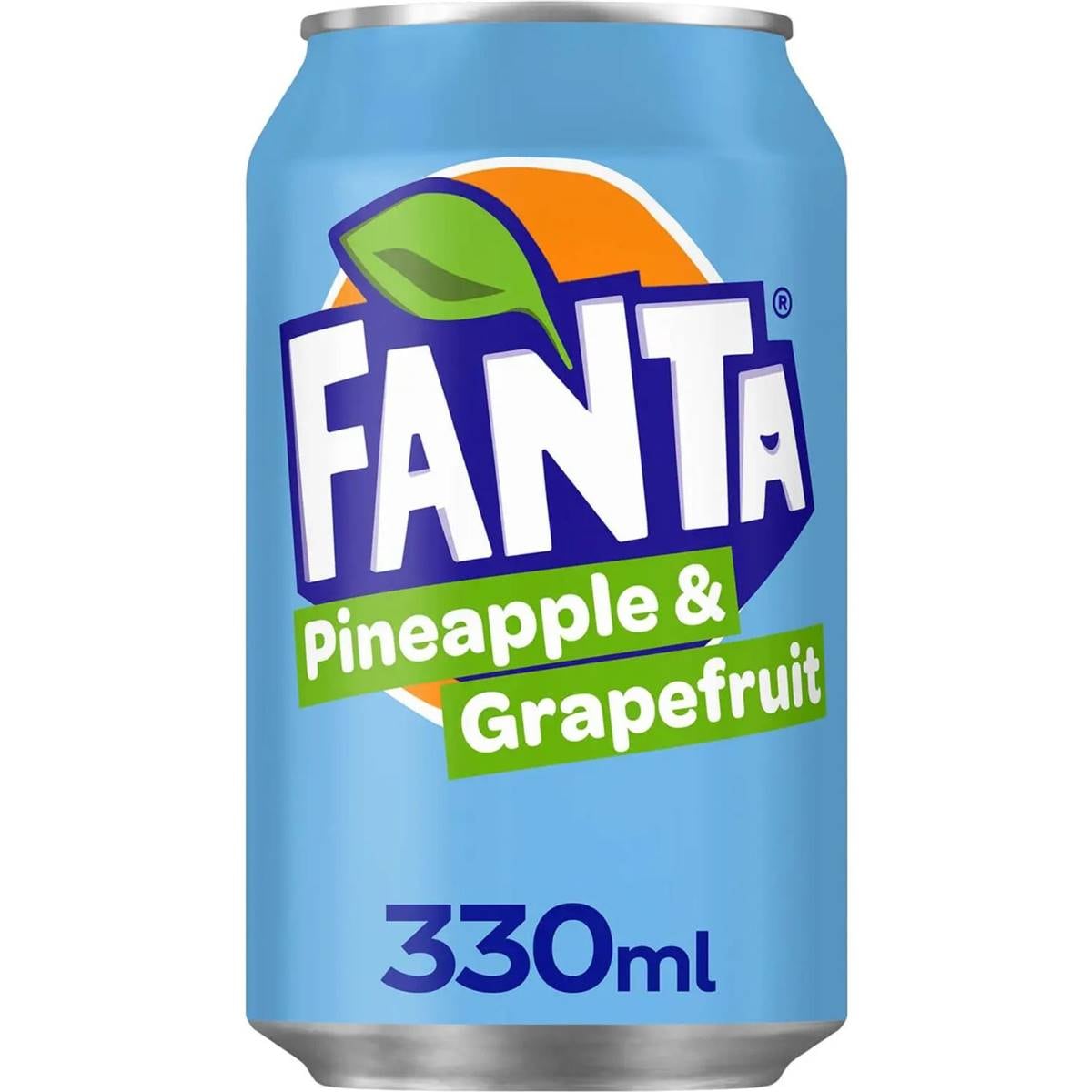 Fanta Pineapple & Grapefruit Soft Drink Can