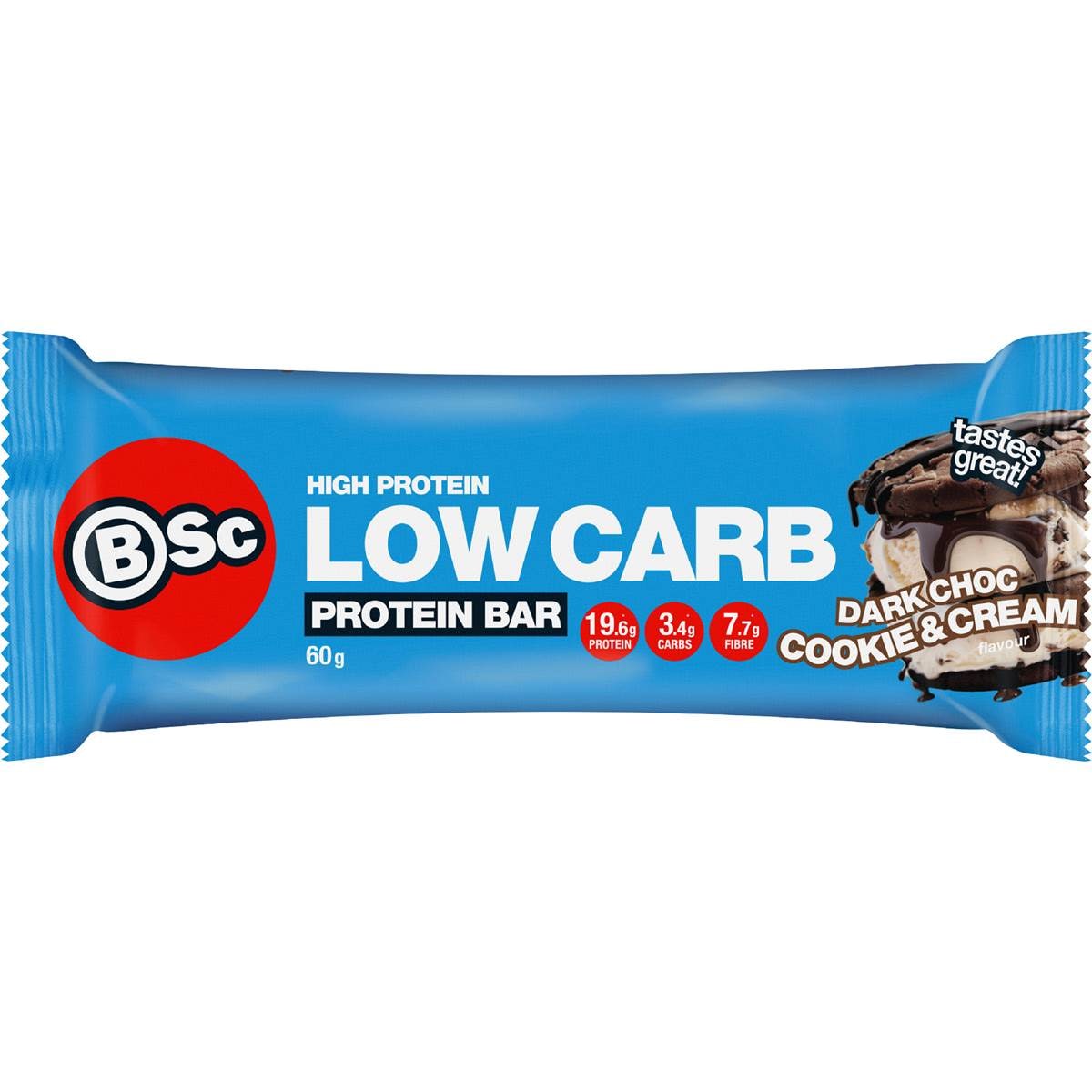 BSc High Protein Low Carb Bar Dark Choc Cookie