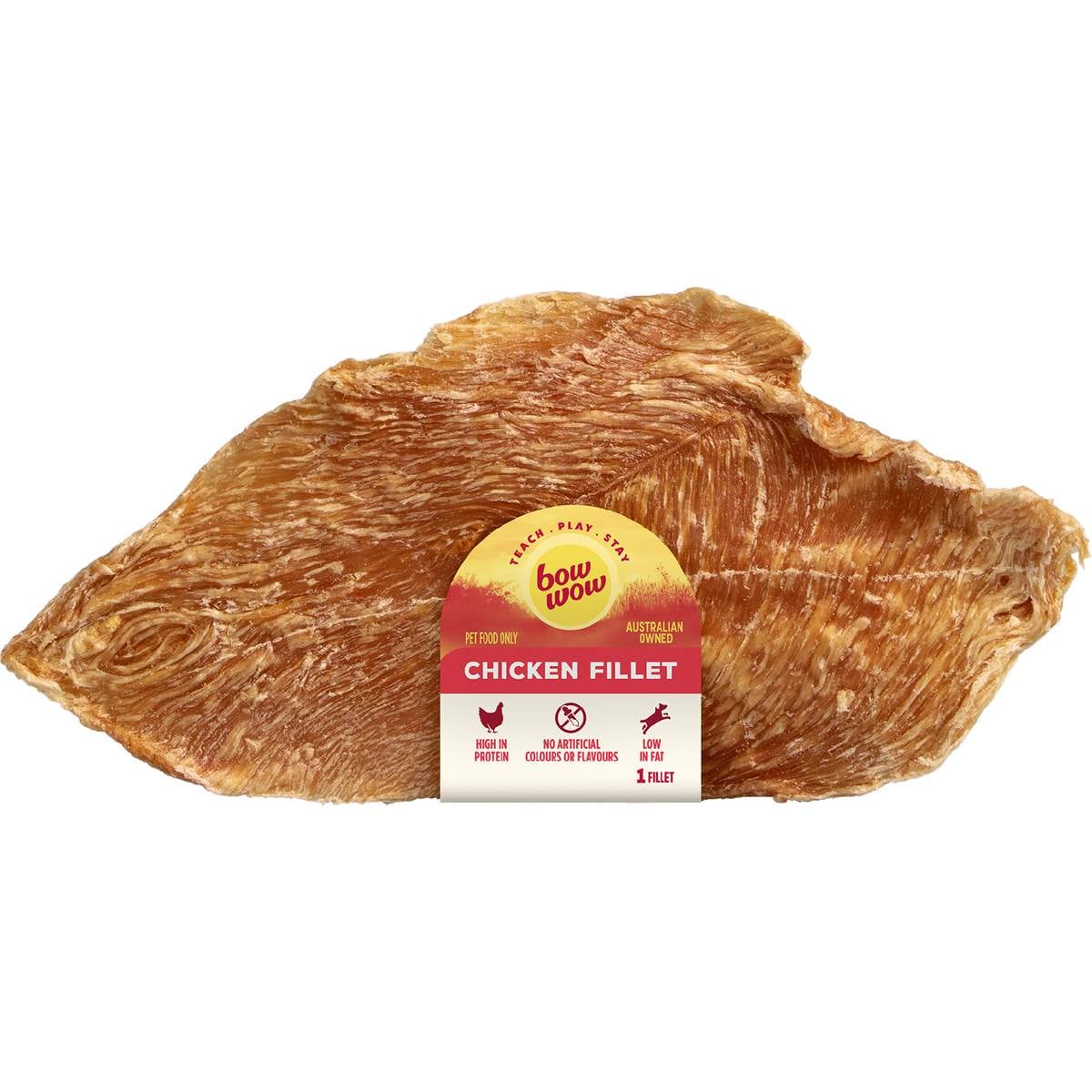 Bow Wow All Natural Chicken Fillet Dog Treat