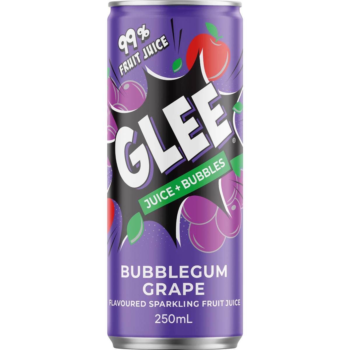 Glee Sparkling Fruit Juice Bubblegum Grape